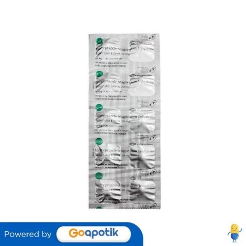 Esomeprazole Magnesium Tryhydrate Etercon 20 Mg Strip 10 Tablet