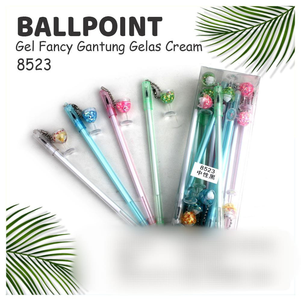 

BALLPOINT Gel Fancy Gantung Gelas Cream 8523