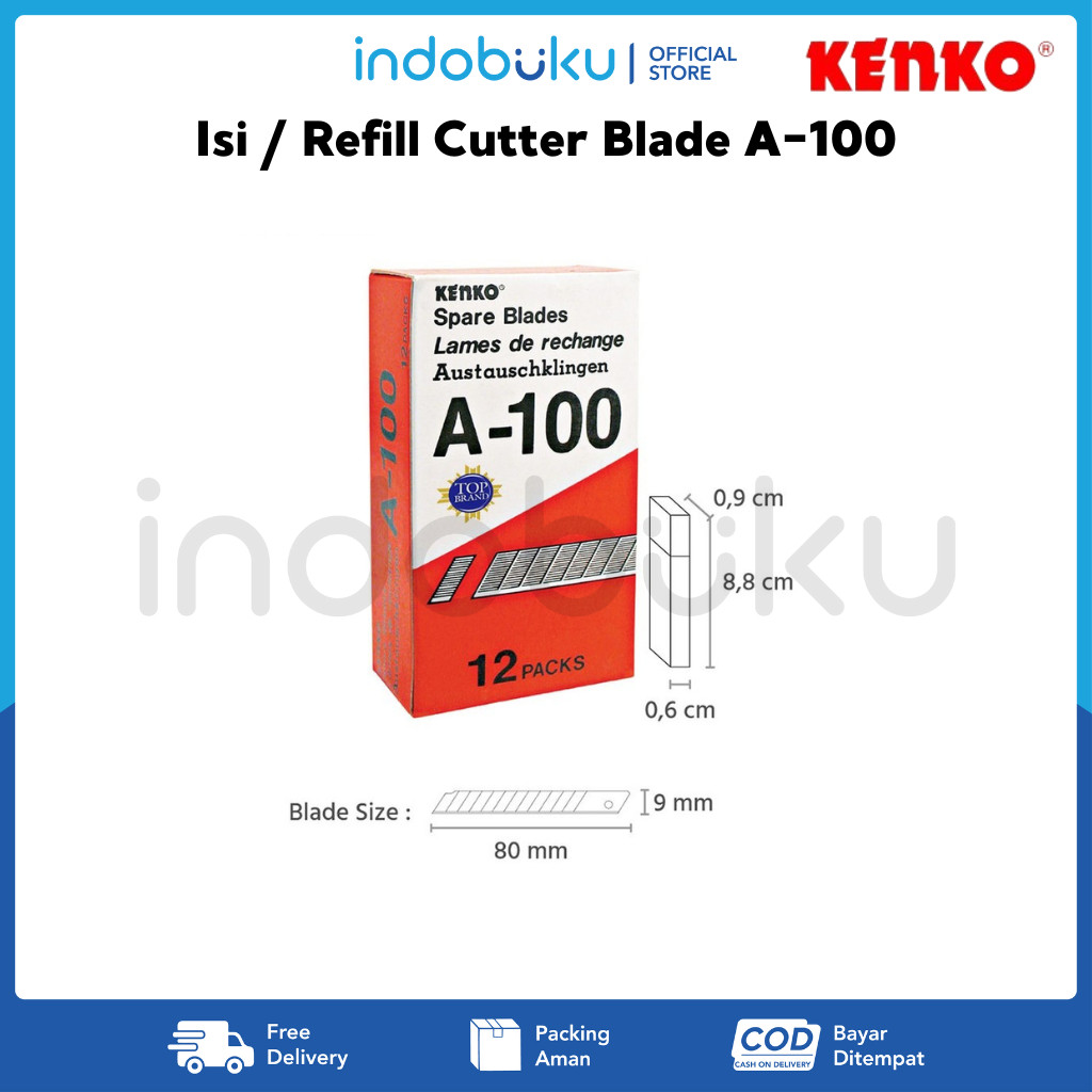 

Isi / Refill Cutter Blade Kenko A-100