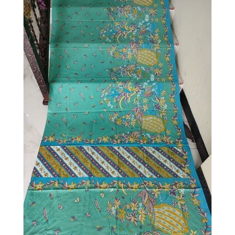 TERLARIS KAIN BATIK LAWEYAN SOLO ENCIM BURUNG MERAK TOSCA