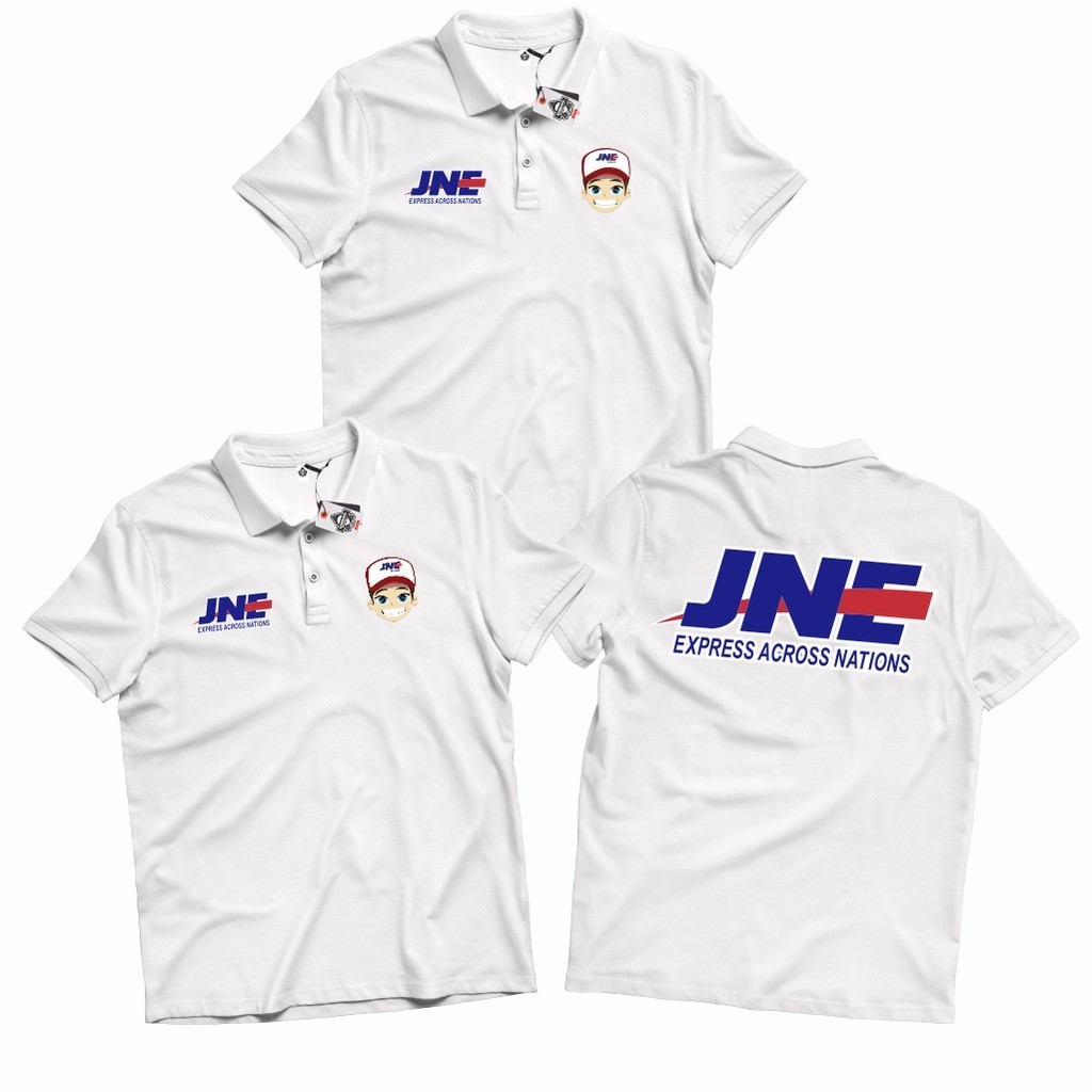 TERBARU Polo Shirt Kaos Polo JNE EXPRESS ACROSS NATIONS Kaos Perusahaan