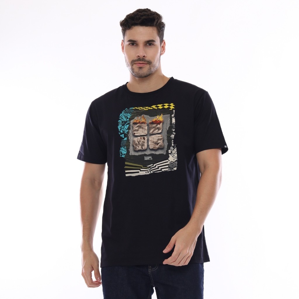 【COD】 Insight Kaos Lengan Pendek Pria Trasher Tee Planet Surf Tee