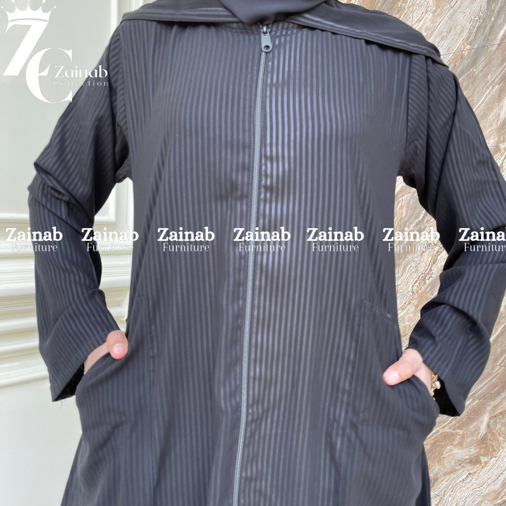 Abaya Gamis Arab Saudi DRESS MAXI ZIPER HOODIE SALUR