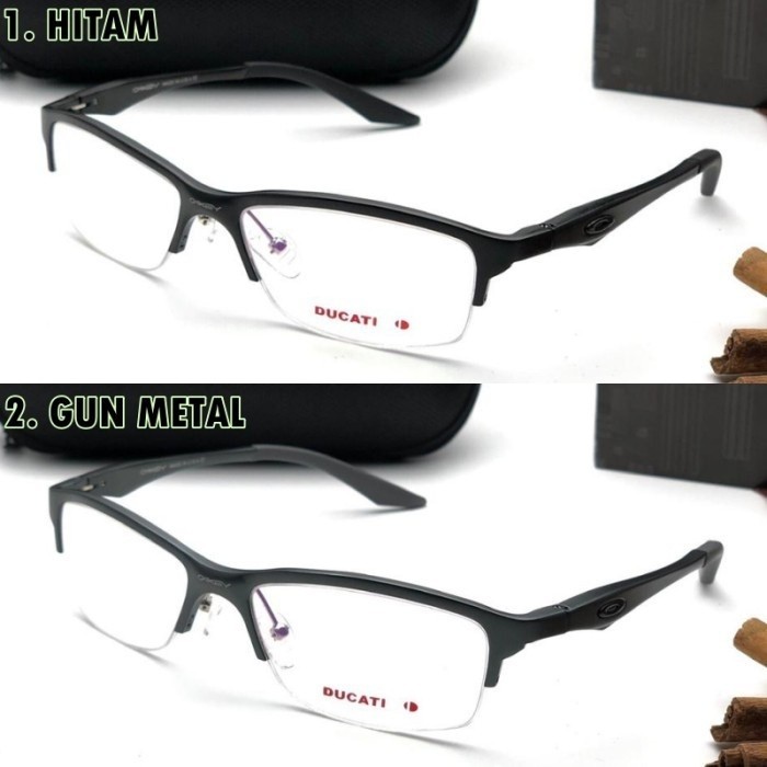 KACAMATA FRAME DUCATI TITANIUM ANTISILAU ANTIRADIASI OUTDOOR INDOOR BLUERAY PHOTOCROMIC BLUECROMIC P