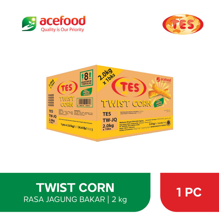 

Terbaru TES TWIST CORN (2.0 kg) JAGUNG BARBEQUE