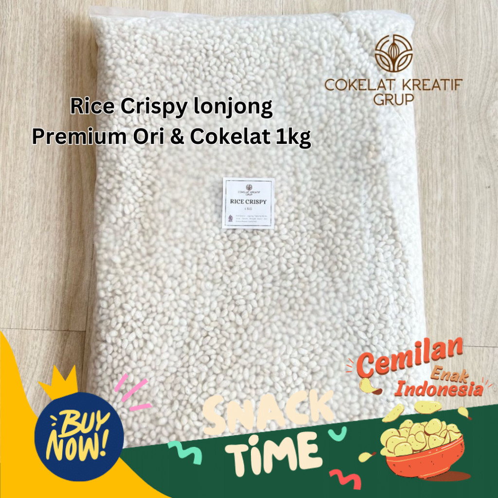 

PROMO SPESIAL [BISA COD] Rice Crispy Original dan Cokelat 1KG sereal snack Jawa Timur