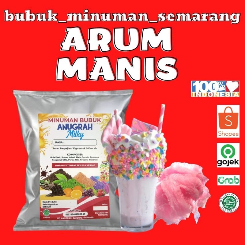 

Bubuk Minuman Arummanis Arum Manis Reguler 1kgGratis Ongkir & COD