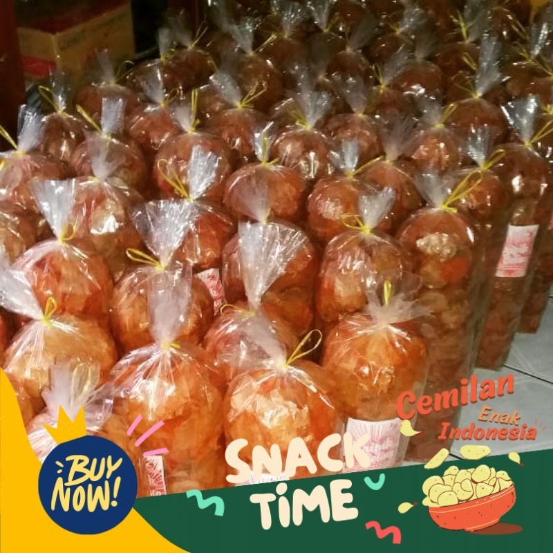 

Special Diskon Kripik kaca Virall 1 KG Enak Renyah Halal Pedas daun jeruk