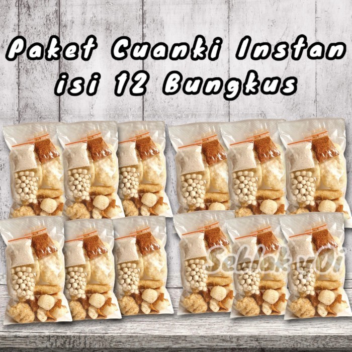 

New Paket Cuanki Instan 12 pcs