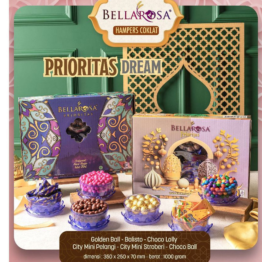 

DISKON Bellarosa Prioritas Dream / coklat lagie / aneka permen murah / parcel Kue lebaran ( BERAT 1KILO )