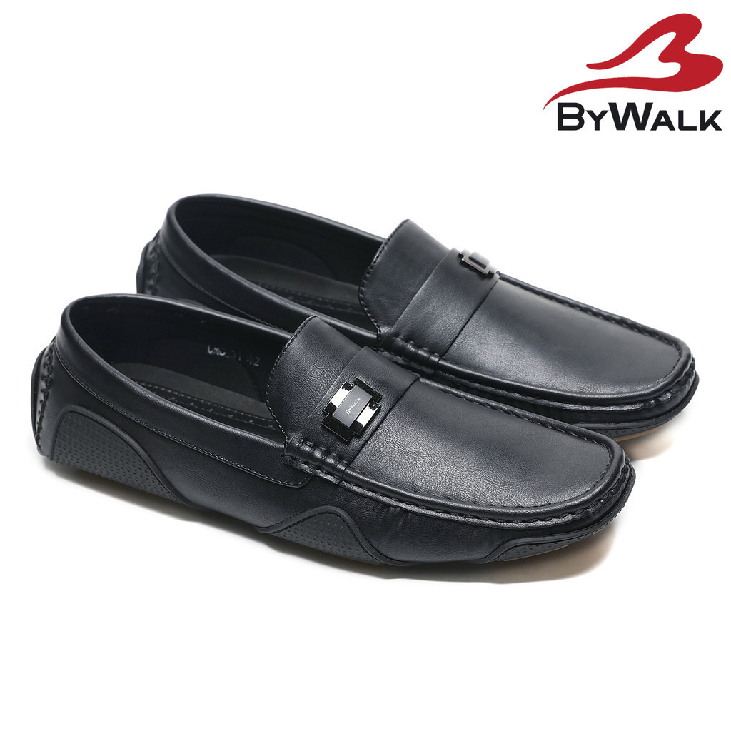 BYWALK CMS31 Sepatu Loafers Pria Formal Moccasin Slip On