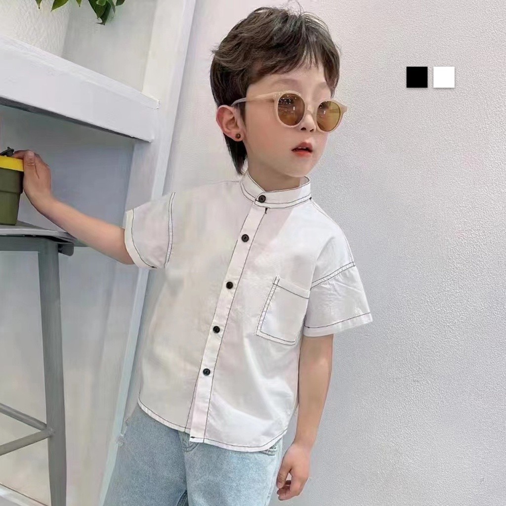 [CBYG-A1636] Kemeja anak cowok / baju anak kemeja polos 4-9 tahun