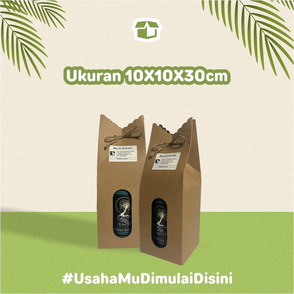 

Box Jar Kraft Ramadhan Lebaran Uk 10.5x10,5x30 cm 003 | KEMASAN JAYA GEMILANG
