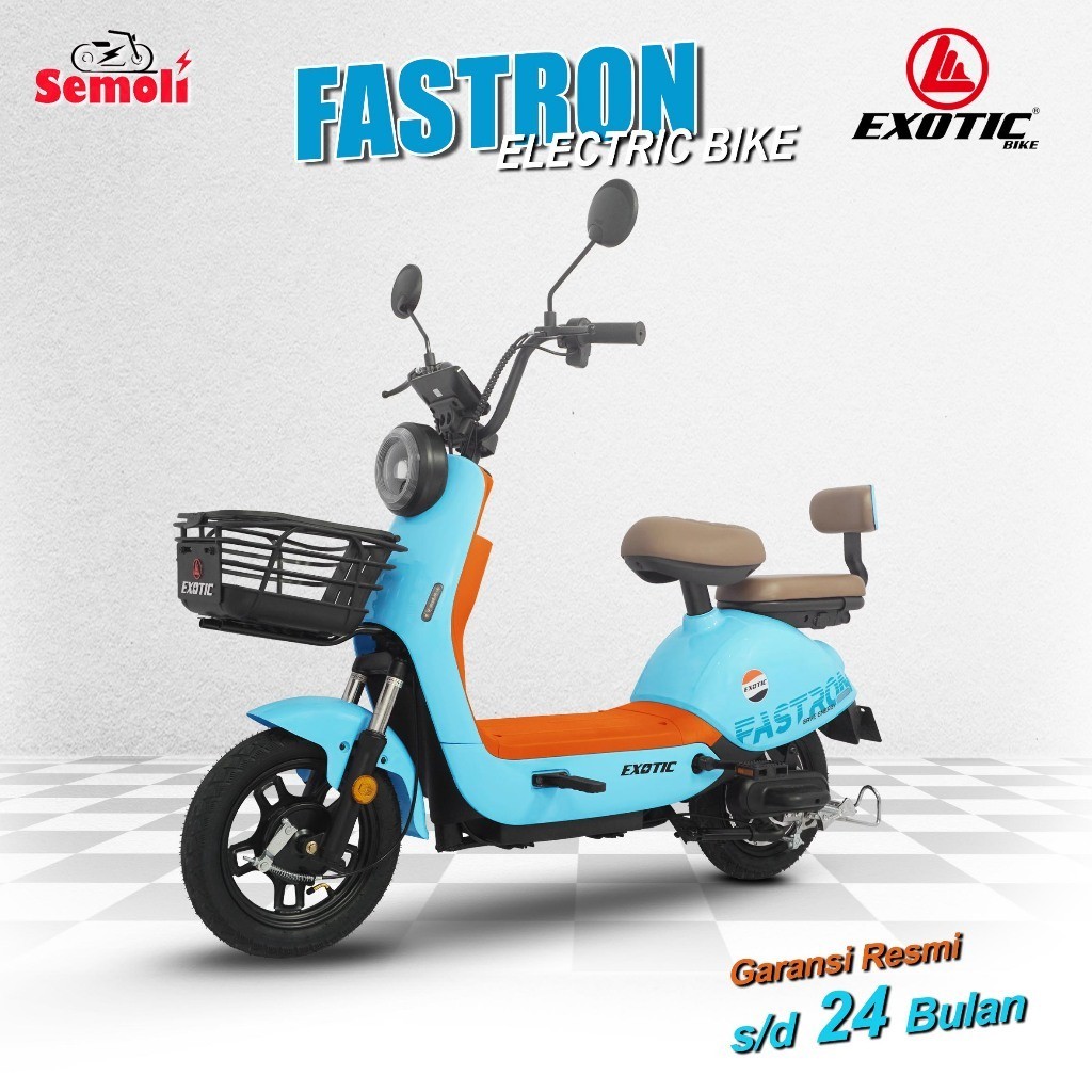 AFROMO PESIAL SHOP Fastron Sepeda Listrik / Electrik EXOTIC Electric Bike