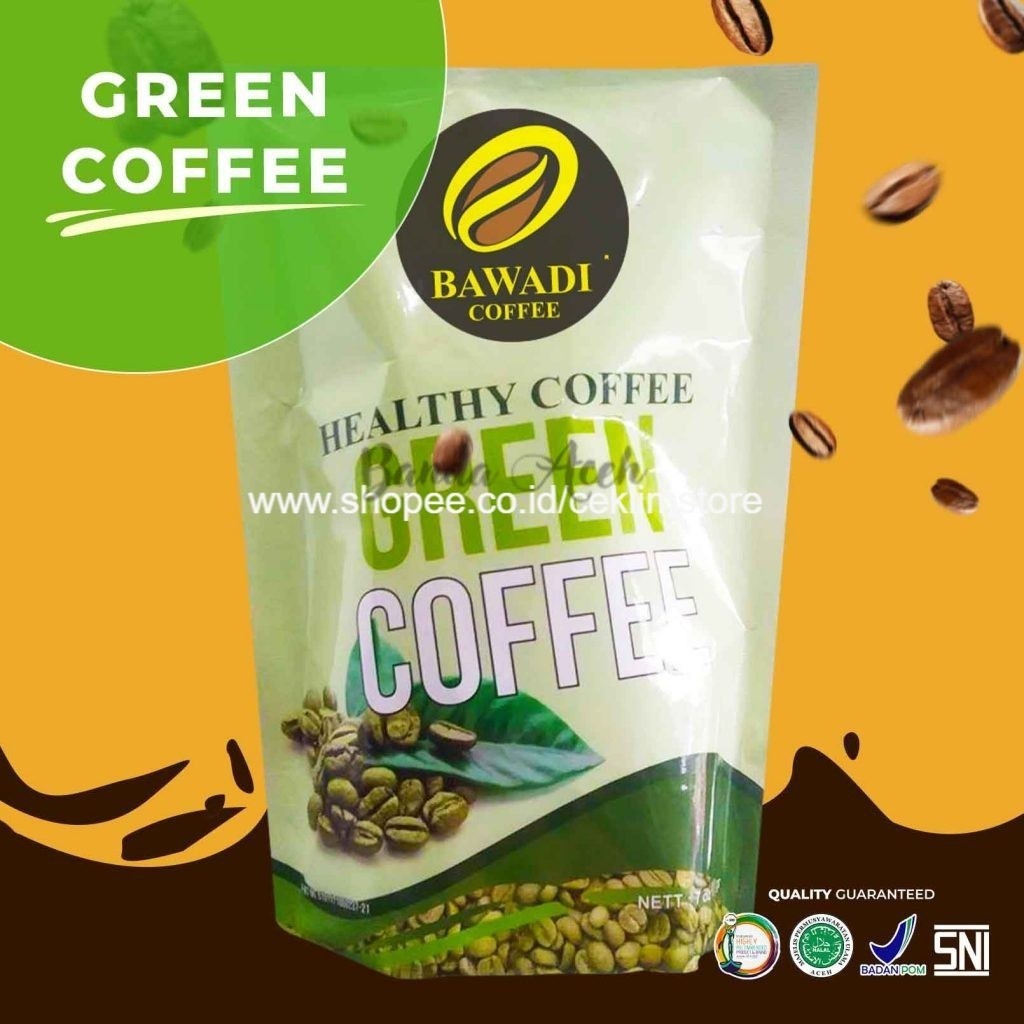 

Green Coffee / Kopi Hijau Arabika Gayo Bawadi Aceh 200 Gr