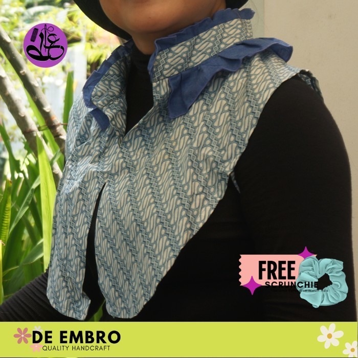 Fake collar Kerah palsu kerah kemeja palsu pendek fashion wanita