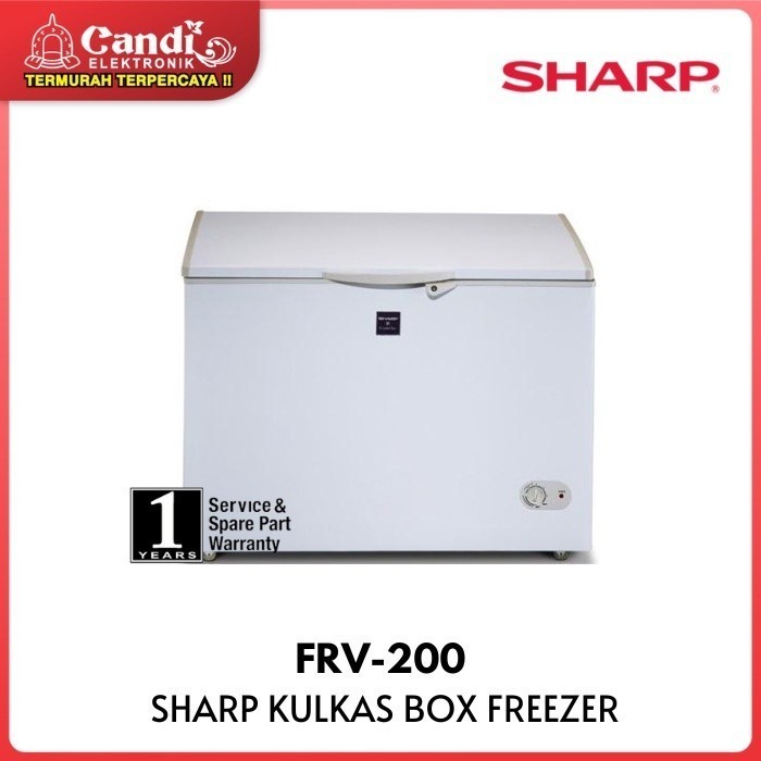 SHARP Kulkas Box Freezer Kapasitas 195 Liter FRV-200