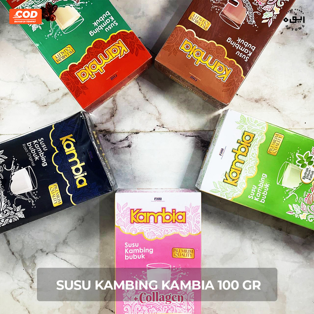 

SUSU KAMBING BUBUK KAMBIA 100gr BERBAGAI RASA PREMIUM QUALITY