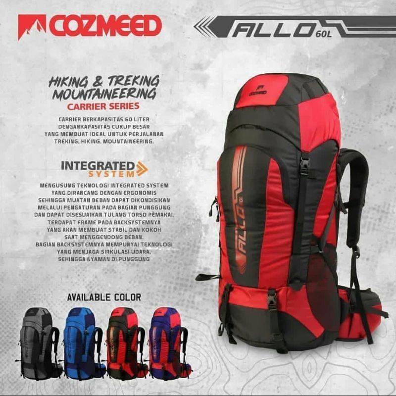 TAS GUNUNG Carrier COZMEED ALLO 60L Original