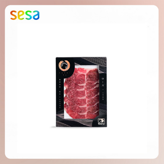 

SASHI Rosu A5 Shabu Halal 100gr/Pack - Daging Sapi Wagyu Premium Slice