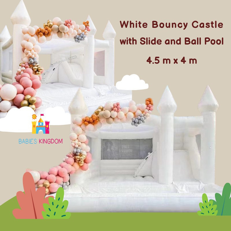 Bouncy Castle Slide dan Kolam Bola Istana Balon Rumah Balon Playground Anak