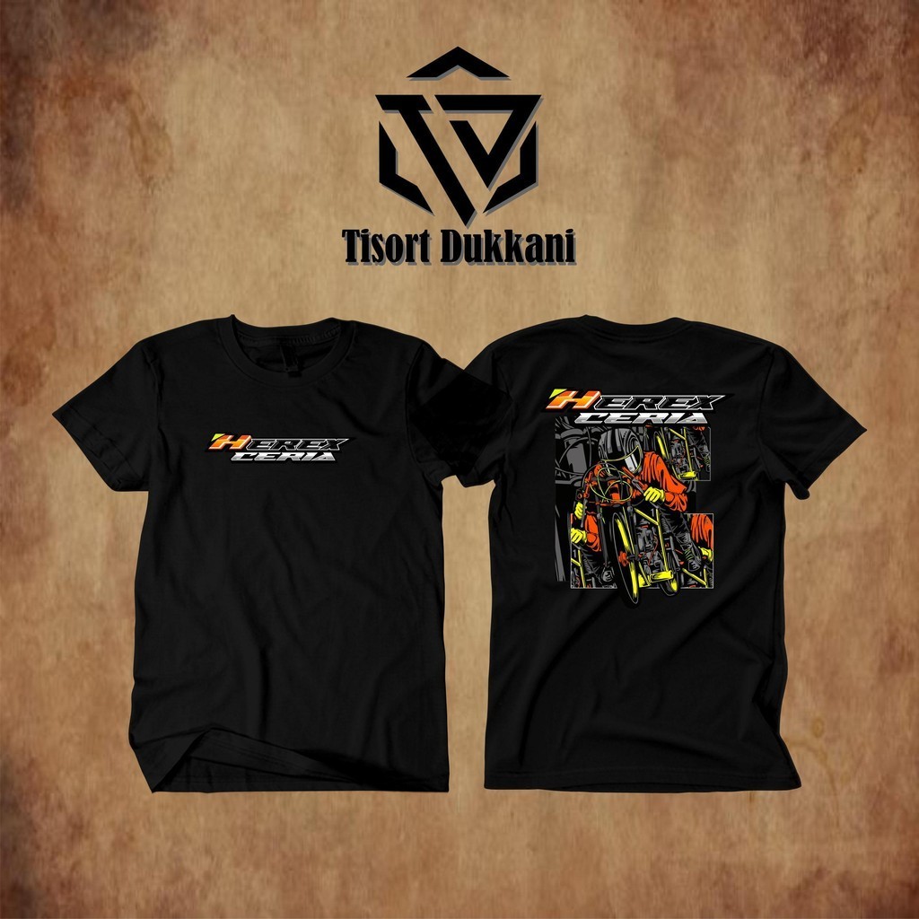 Kaos Baju Herex Ceria Kaos Racing Balap Herex T-shirt kaos distro simple