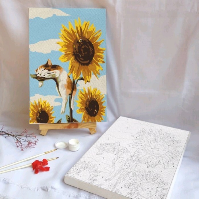 

Paint By Number 30x20cm with frame DIY painting kit