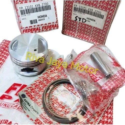 Piston Kit Seher Set Vario 110 Karbu Lama Oversize Std 25 50 75 100 Original Federal Astra Parts Kvb