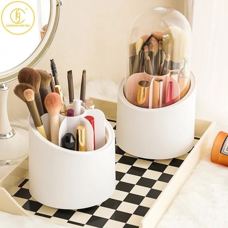 

Plastic Multifunction Cosmetics Storage Box Household Desktop Sundries Storage Containers Family Snacks Pencil Pen Storage Boxes