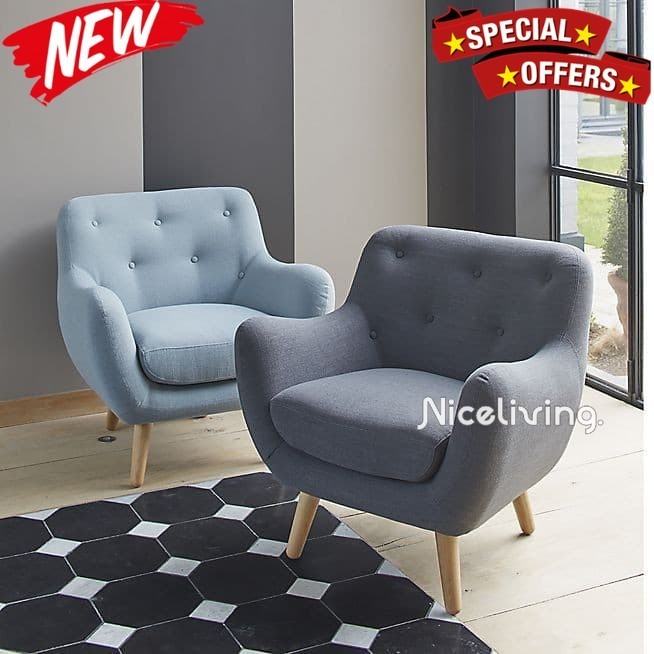 Niceliving. Kursi sofa retro single satu dudukan kursi sofa murah