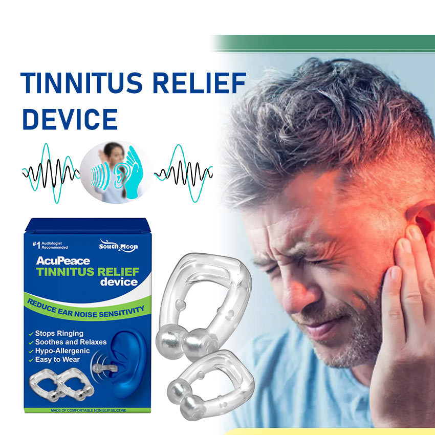 Tinnitus Relief klip untuk Telinga Berdengung Portabel Alat Penghilang Telinga Tinnitus