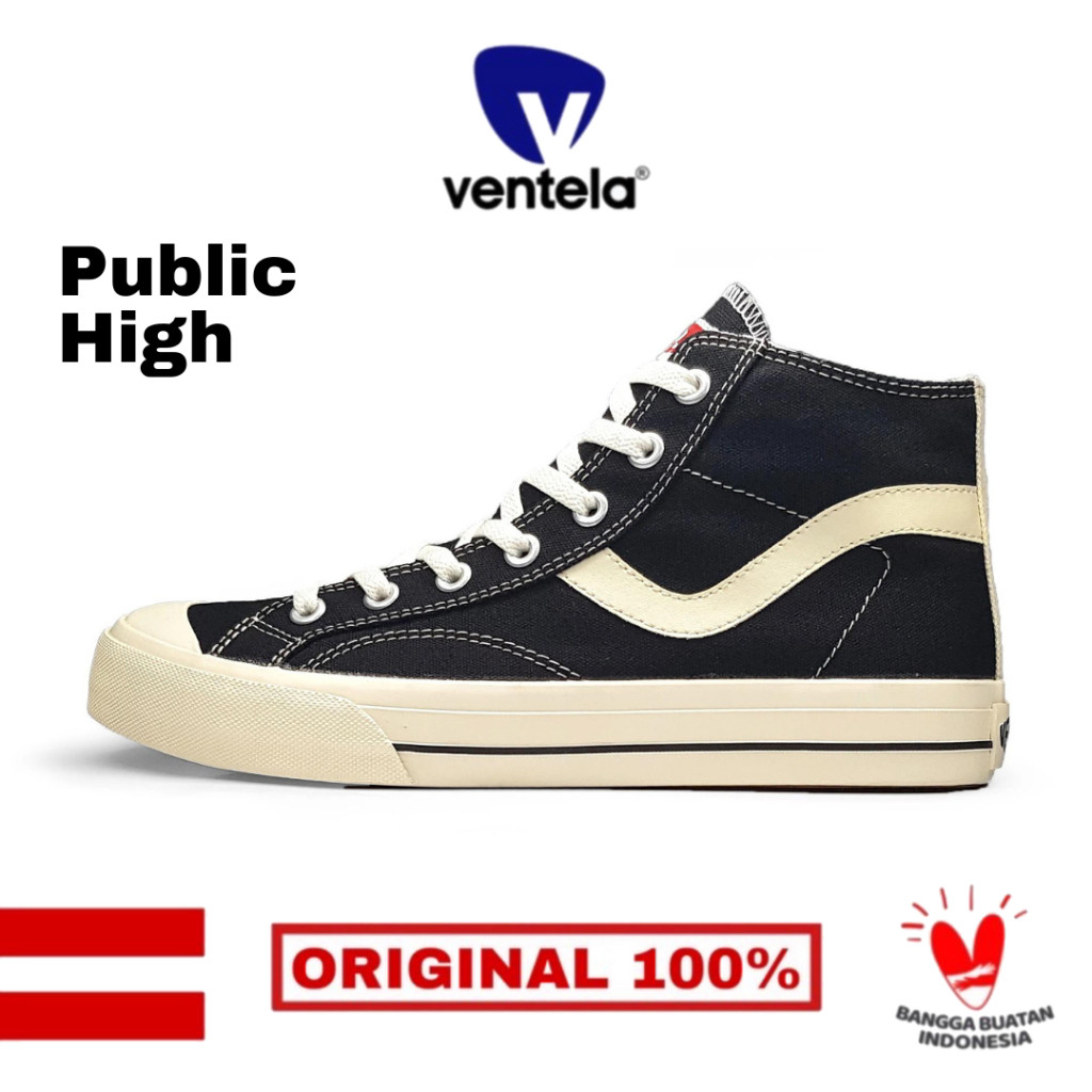 [NEW PRODUCT] Ventela Public High Black Natural [ORIGINAL]