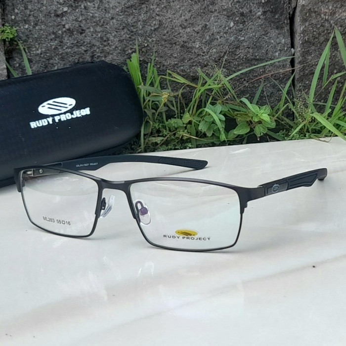 Kacamata Baca Pria Lensa Progresif/ Auto focus Frame Premium - Crmc, Add+3.00