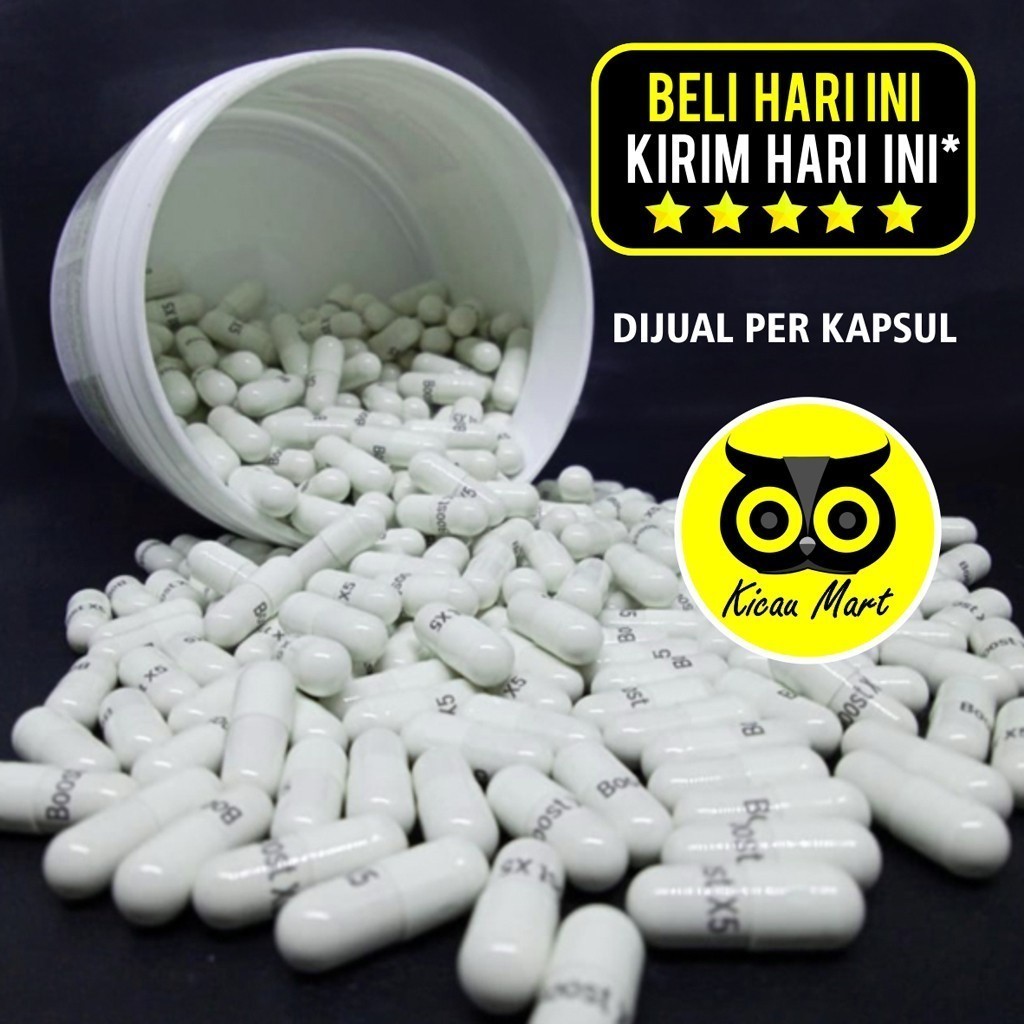 KICAU MART BOOST X5 CAPS VITAMIN MERPATI BALAP VERSELE LAGA KAPSUL OBAT LOMBA BURUNG POWER TERBANG D
