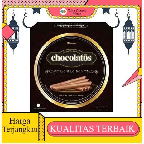 

( Kaleng ) Chocolatos Gold Edition Wafer Roll 350gr