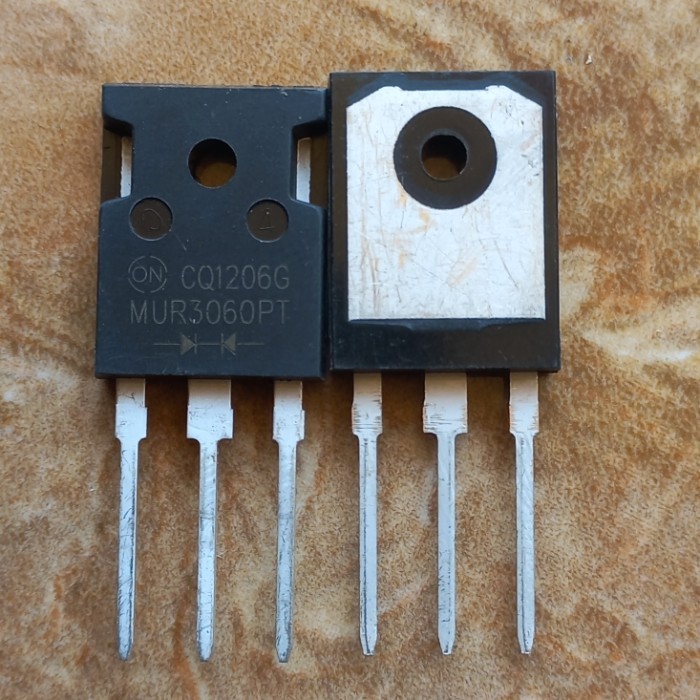 DIODA ULTRAFAST MUR3060 ON Semi besar DIODE MUR 3060 MUR3060PT smps sos inverter las Fajar elektro 2