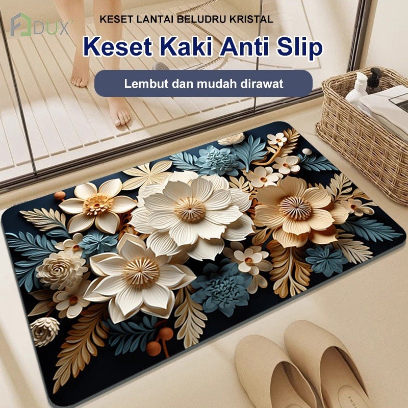 Barang Bagangan Dalam Stok Keset Kamar Mandi Anti Licin Dan Slip Ukuran 40x60Cm / Keset Kamar Mandi 