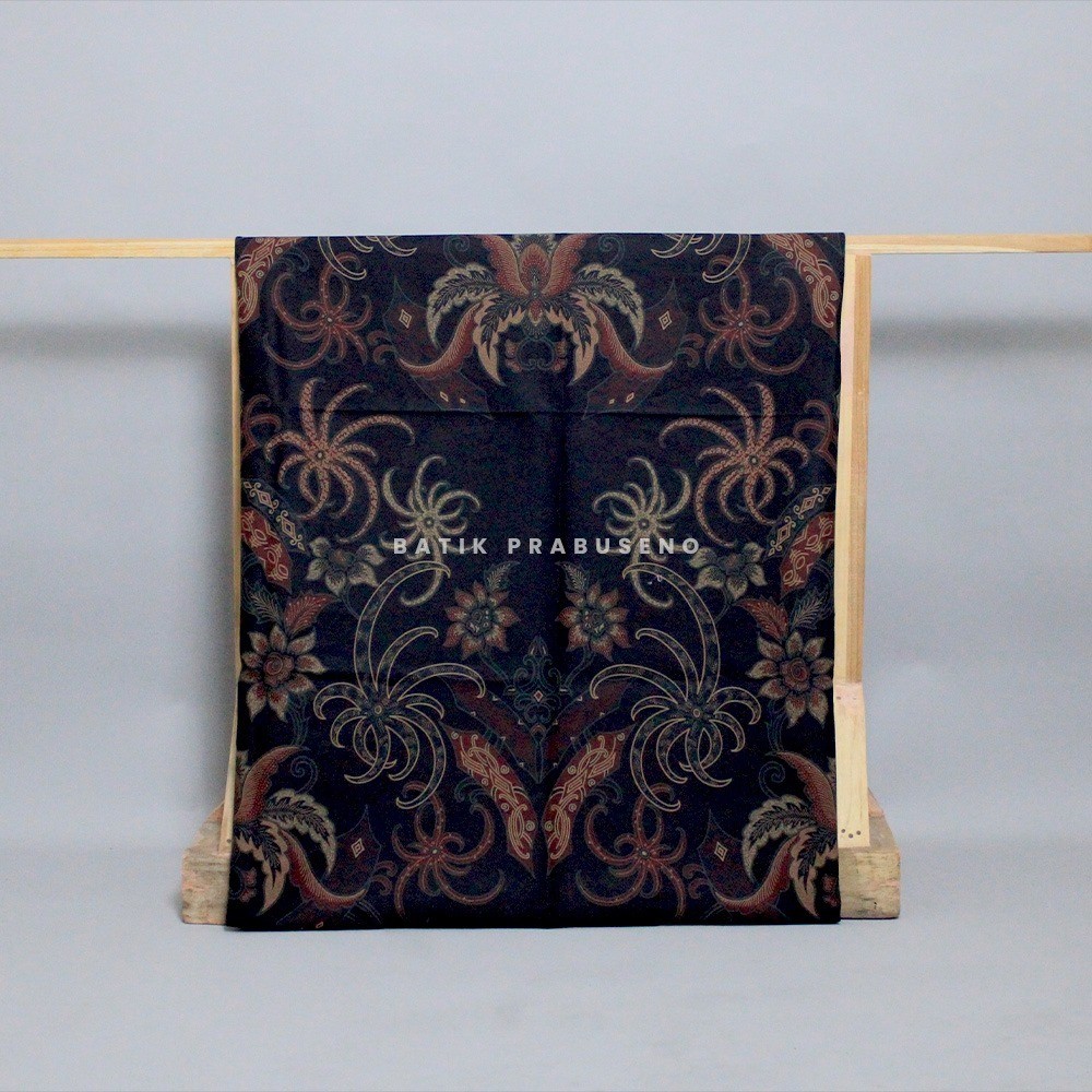 SASANA HITAM Kain Bahan  Meteran  Wanita Pria Premium Halus Motif Elegan Modern Kekinian Terbaru Kat