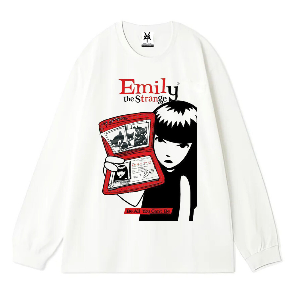 Patternmerch "emily the strange" Oversize T-Shirt | Longsleeve Oversized | Kaos