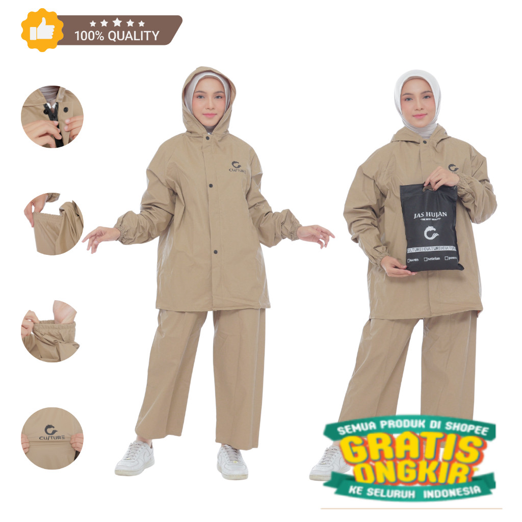 Jas Hujan PVC Stelan Murah Berkualitas Pria Dan Wanita | Jas Hujan Raincoat Pria Wanita Dewasa Terba