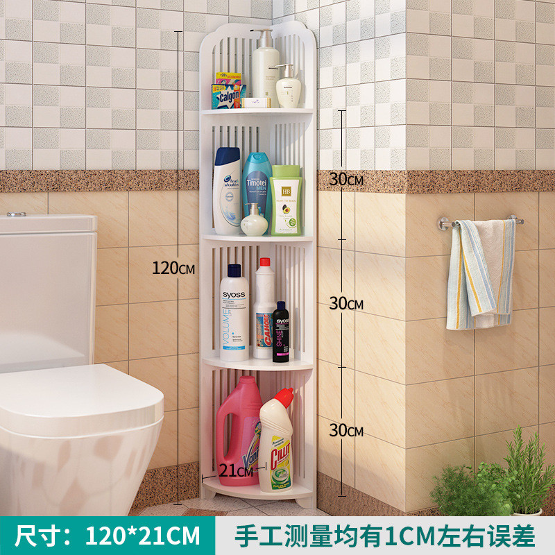Rak Penyimpanan Kamar Mandi Organizer Kamar Mandi Rak Sudut Toilet Kamar Mandi Rak Penyimpanan Gaya 