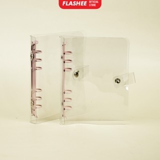 

[NEW] Binder Polos A6 6 Ring Eksklusif Agenda A6 Polos Binder Berkualitas - Transparan Pink