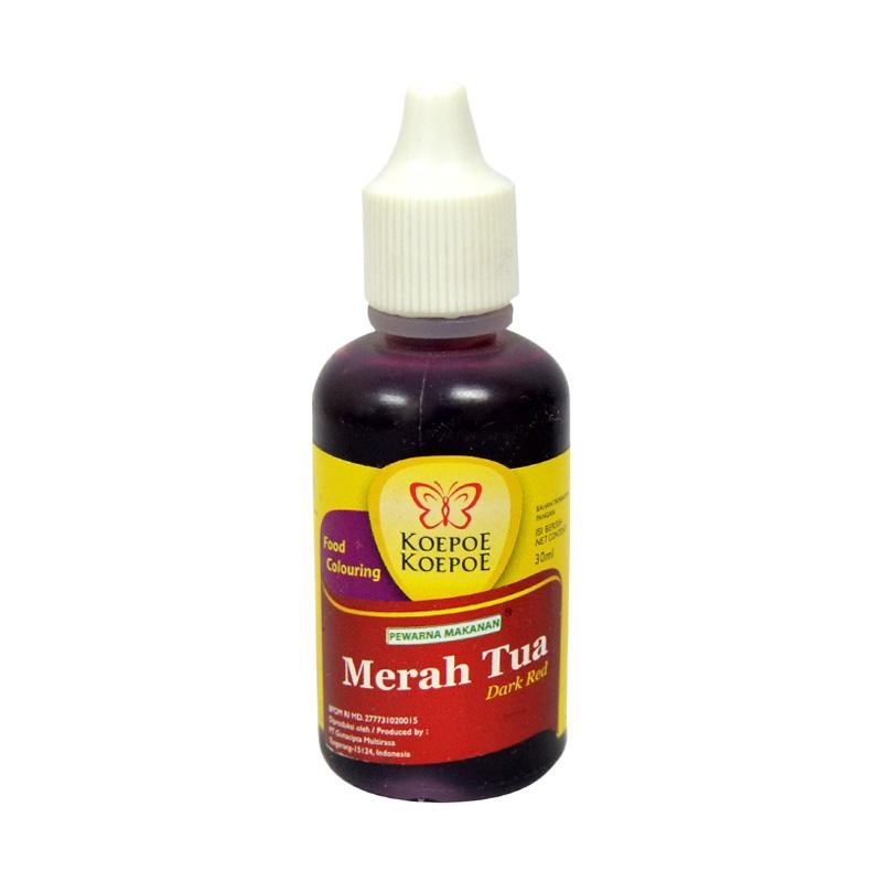 

Koepoe Koepoe Pewarna Makanan 30ml | Merah Tua - ALF