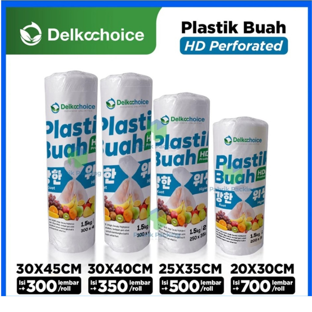 [RP] Plastik HD Roll Buah Sayur Fotocopy Packing Olshop HD Plong Bening Polos