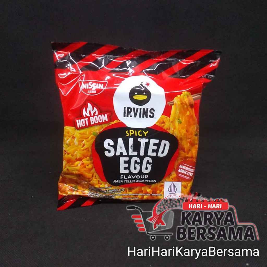 

MIE INSTAN GORENG NISSIN IRVINS SPICY SALTED EGG FLAVOUR 117GR