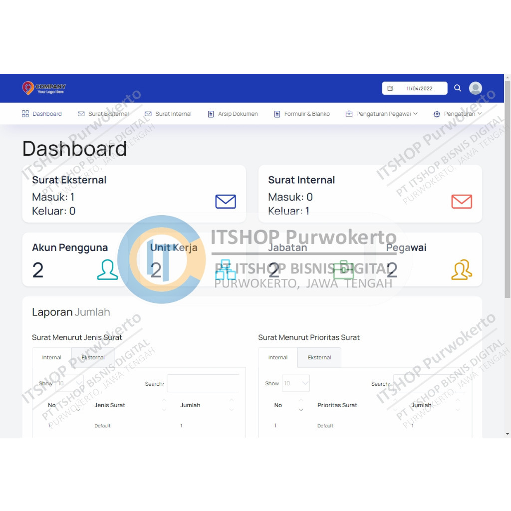 Source Code Codeigniter Aplikasi Web E-Arsip 2 Surat Dokumen PDF