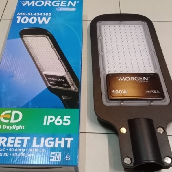 Lampu PJU 30W 50W 100W LED MORGEN MG-SL434050 Lampu Jalan AC220V - 30WATT