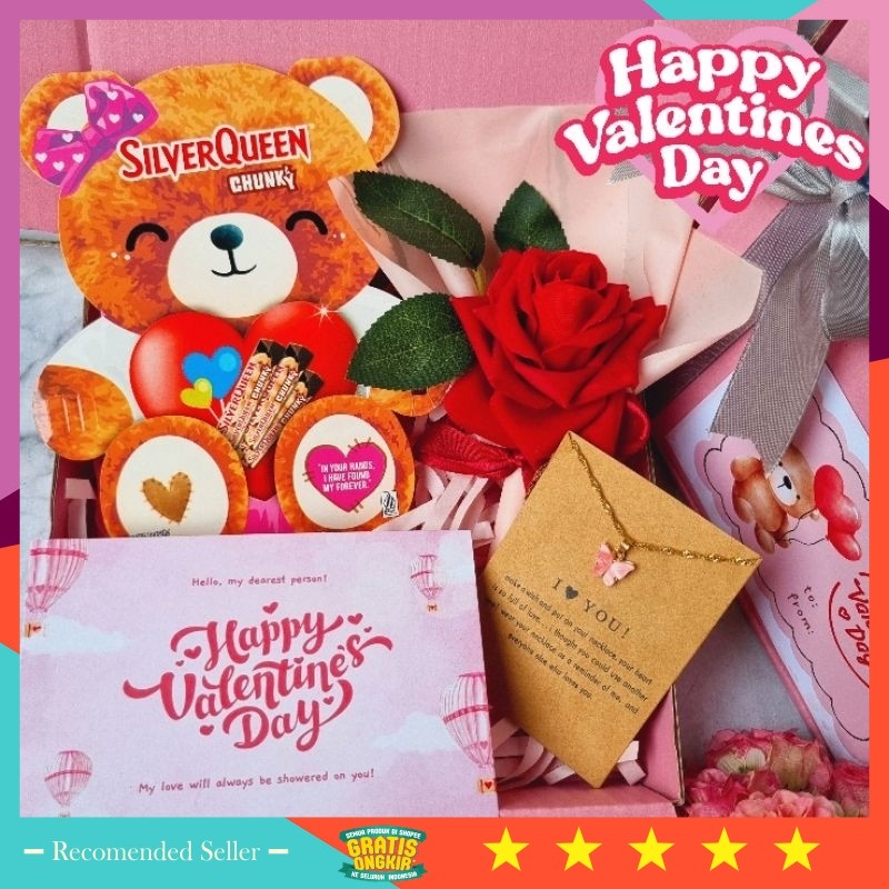 

Promo Murah Souvenir Kado Pernikahan Lebaran Idul Fitri Natal Imlek / Hampers Coklat Valentine / Kado Valentine Romantis / Hadiah Cewek ( RORA )