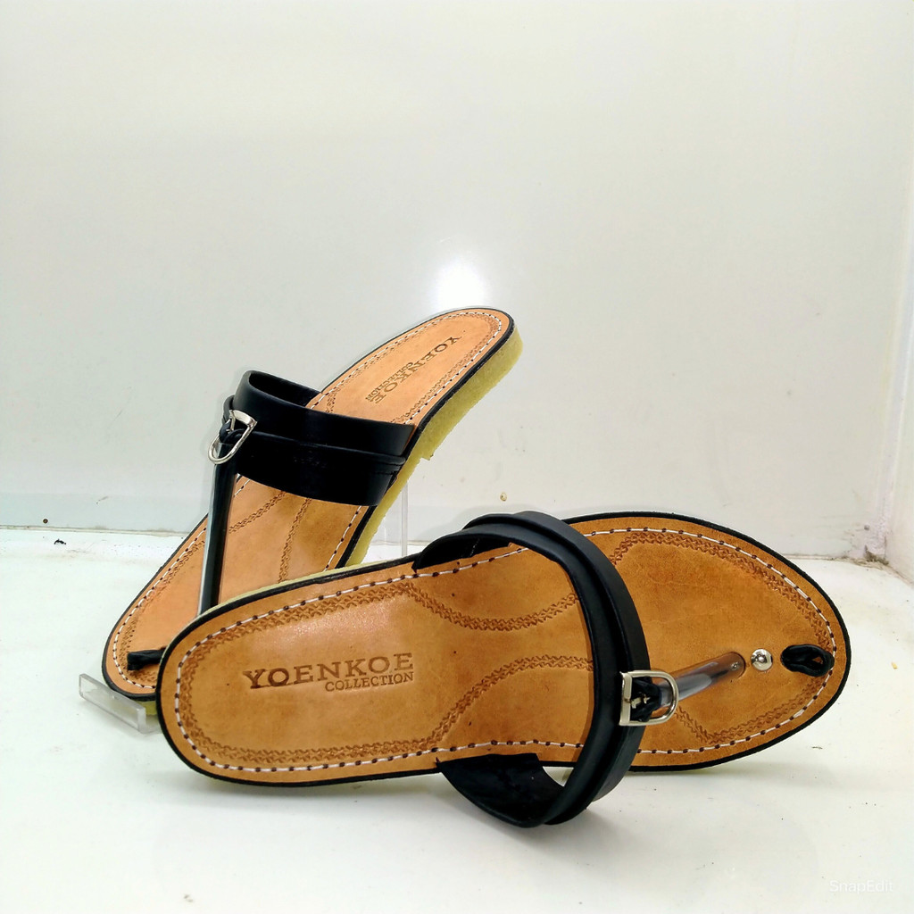 TARUMPAH KULIT BYKER PRIA DEWASA / SANDAL JEPIT TARUMPAH KULIT/SANDAL PRIA DEWASA TARUMPAH TASIK YOE