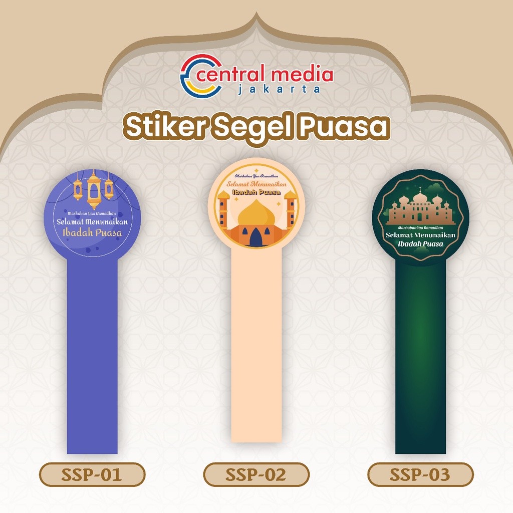 

Cetak Kilat - Sticker Segel Toples Puasa isi 16 pcs Label Hampers Ramadhan Stiker Marhaban Ramadan